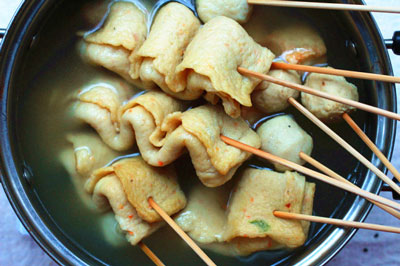韩国小吃鱼糕串的做法，韩国随处可见的路边小吃