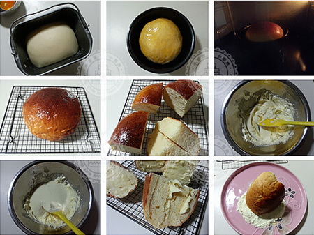 乳酪面包步骤1-9