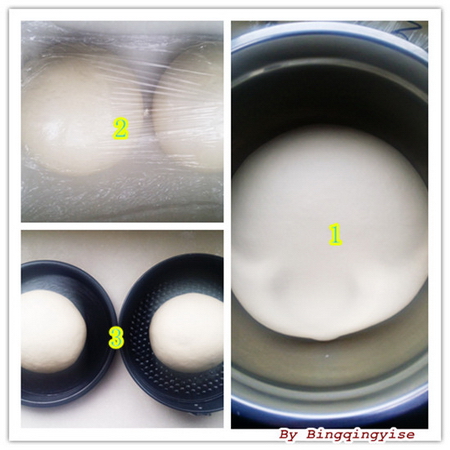 天然酵母奶酪包的做法步骤3-5