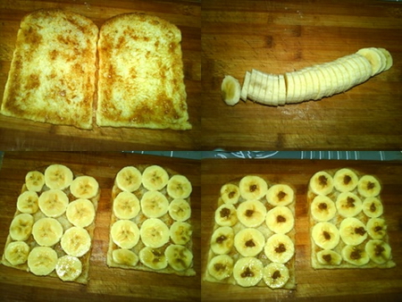 焦糖香蕉烤土司步骤1