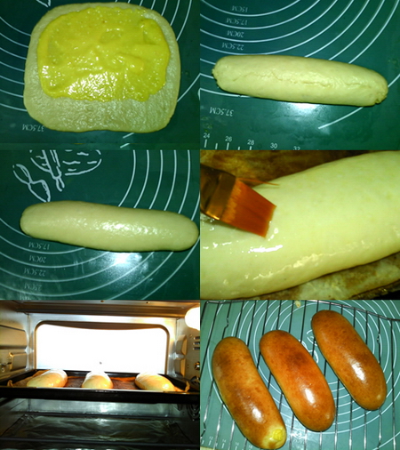 芒果奶酪面包的做法步骤5-6