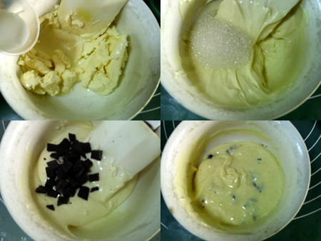 绿茶白巧奶酪包的做法步骤5-8