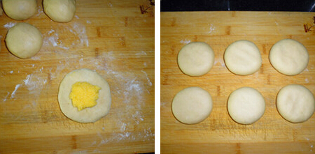 椰蓉扭结面包步骤5-6