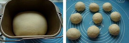 浓香椰浆面包步骤1-2