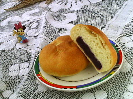 紫心地瓜面包的做法