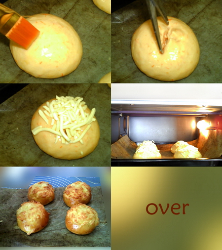 南瓜奶酪面包步骤11-16