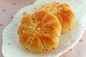 橙皮花形面包