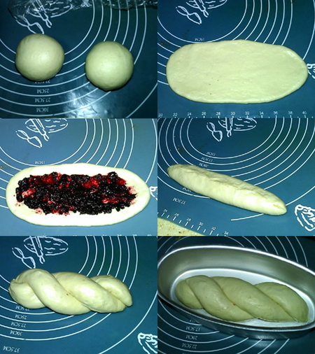 汤种蓝莓小土司步骤2