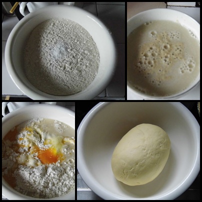 迷迭香鸡蛋面包步骤1-4