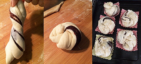 花式豆沙面包步骤2
