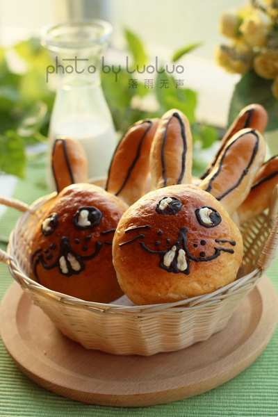 超萌兔子面包