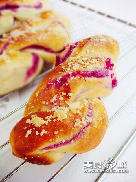 紫薯香酥面包的做法