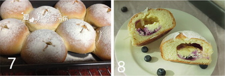 蓝莓奶酪开口笑面包步骤6