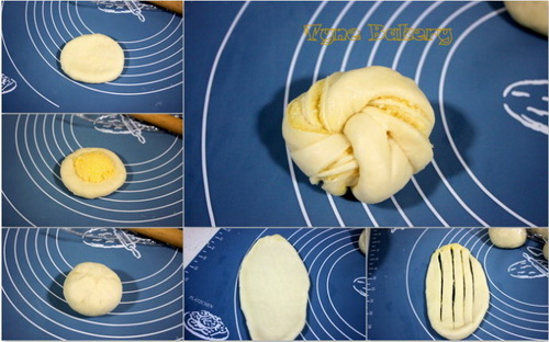椰蓉卷小面包步骤5-6
