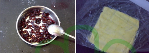 蔓越莓丹麦面包的做法步骤3-4