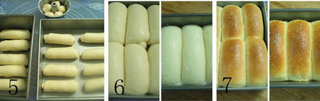 酸奶蜂蜜面包步骤5-7