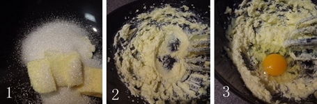 香蕉核桃蛋糕的做法步骤1-3