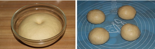 豆沙面包步骤3-4