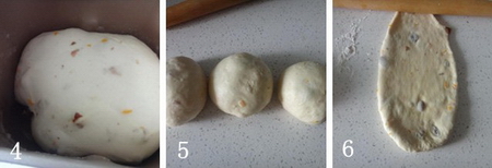 橙皮葡萄干吐司面包步骤4-6