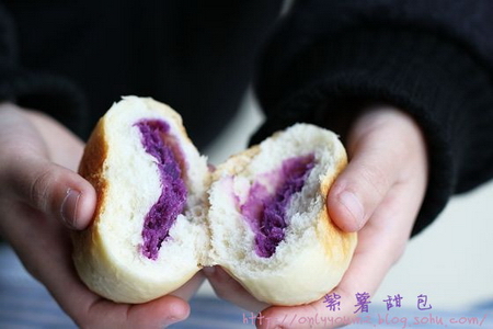 紫薯甜包的做法