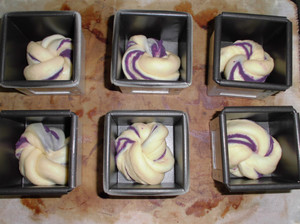 紫薯魔方小吐司步骤1-3