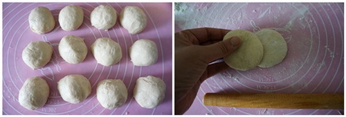 小麦胚芽花朵面包步骤5-6