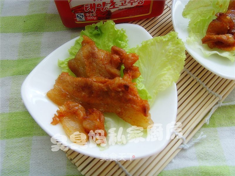 韩式烤五花肉的做法步骤