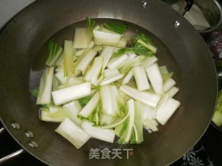 炒牛皮菜的做法步骤：3
