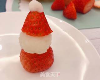 如何制作草莓小雪人的做法步骤：7